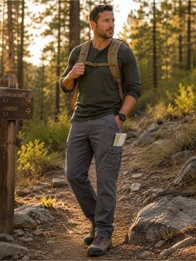 5.11 Tactical Cargo Pants 44x34 Gray Ripstop Utility Work Outdoor Men’s Hiking